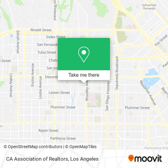 CA Association of Realtors map