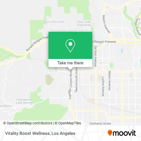 Vitality Boost Wellness map