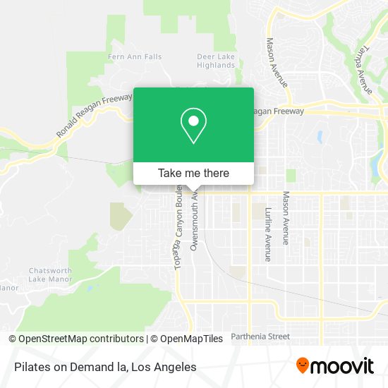 Pilates on Demand la map