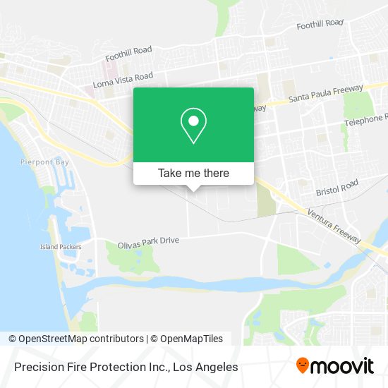 Mapa de Precision Fire Protection Inc.
