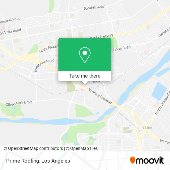Prime Roofing map