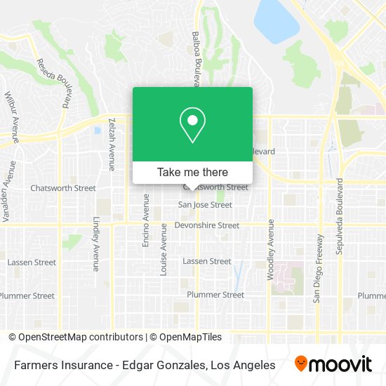 Farmers Insurance - Edgar Gonzales map