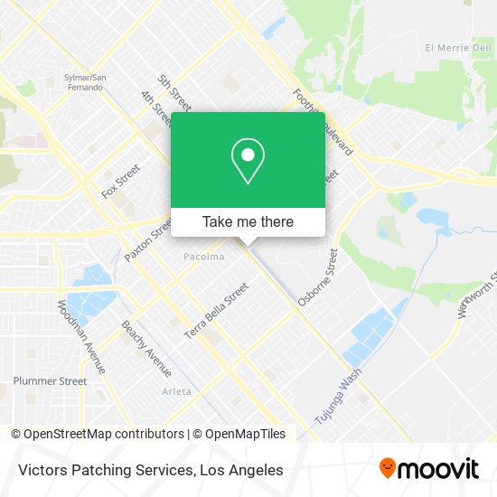 Mapa de Victors Patching Services