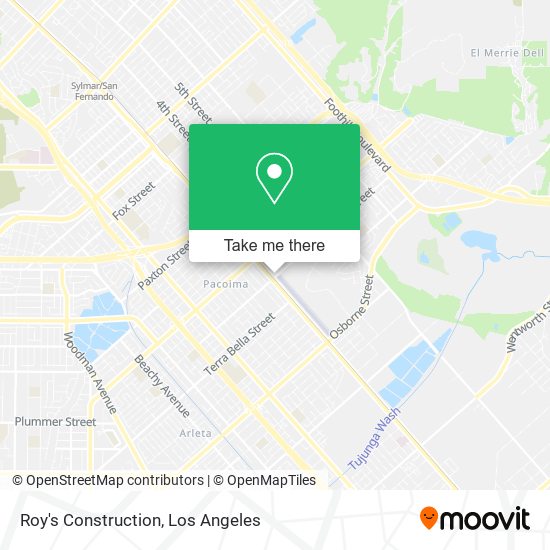 Roy's Construction map
