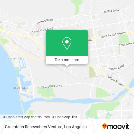 Greentech Renewables Ventura map