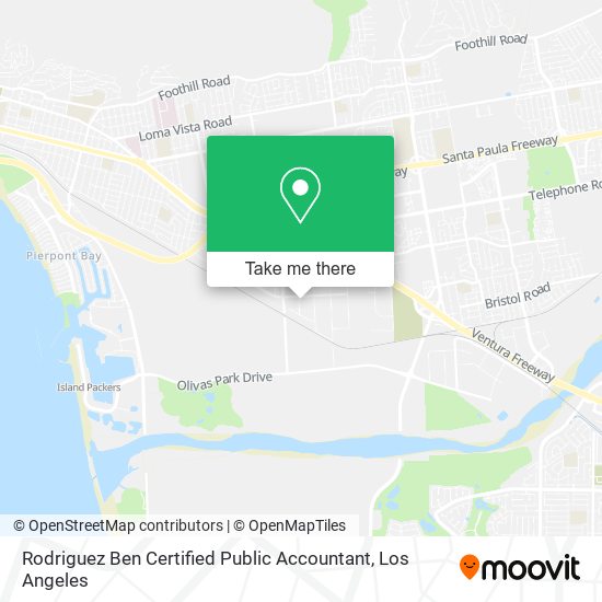 Mapa de Rodriguez Ben Certified Public Accountant