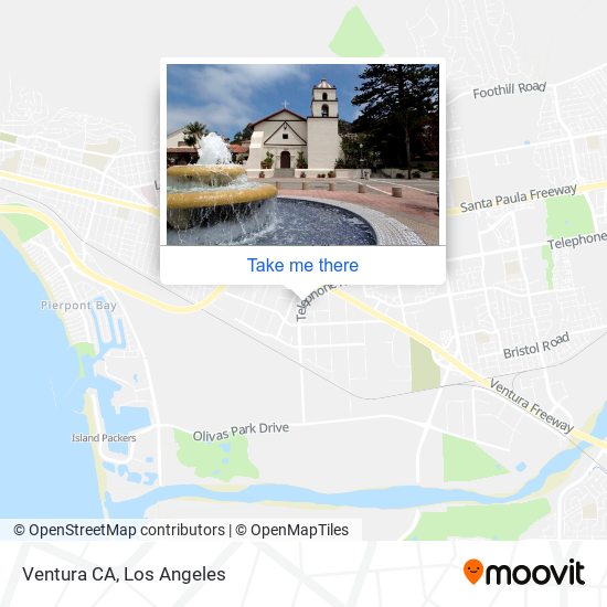 Mapa de Ventura CA