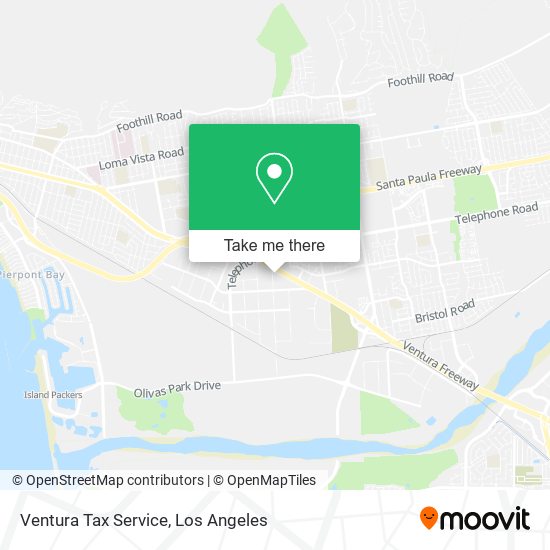 Ventura Tax Service map