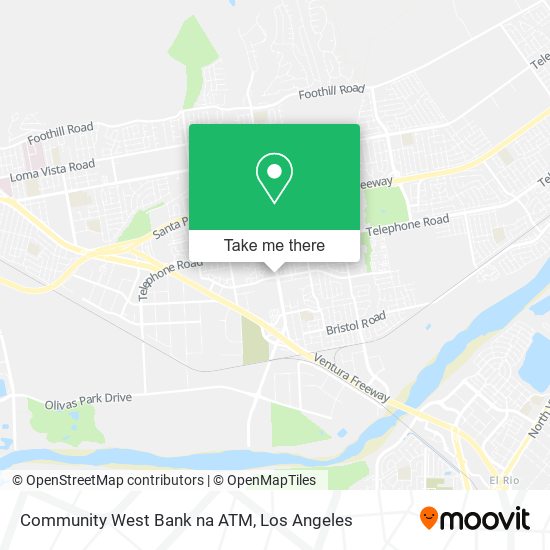 Community West Bank na ATM map