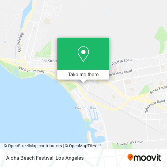 Aloha Beach Festival map
