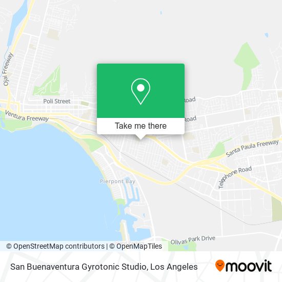 San Buenaventura Gyrotonic Studio map