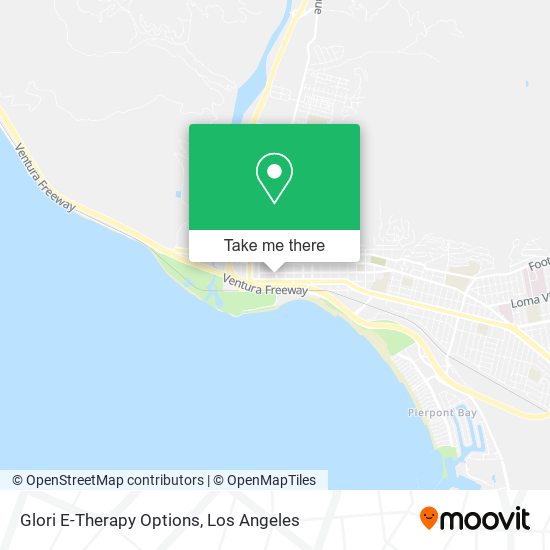 Glori E-Therapy Options map