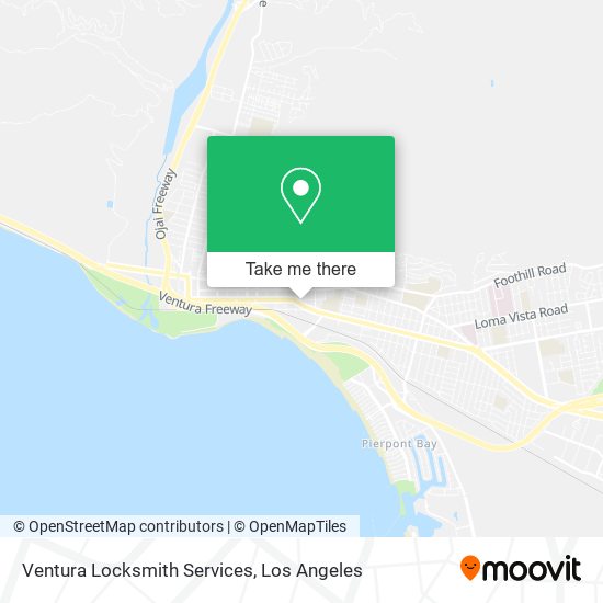 Ventura Locksmith Services map