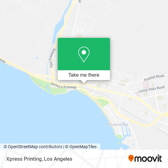 Xpress Printing map