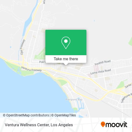 Ventura Wellness Center map