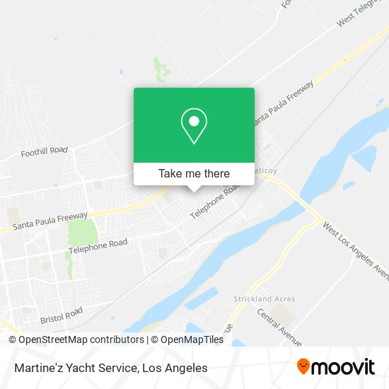 Martine'z Yacht Service map