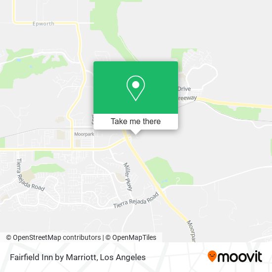 Mapa de Fairfield Inn by Marriott