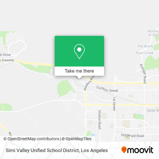 Simi Valley Unified School District map