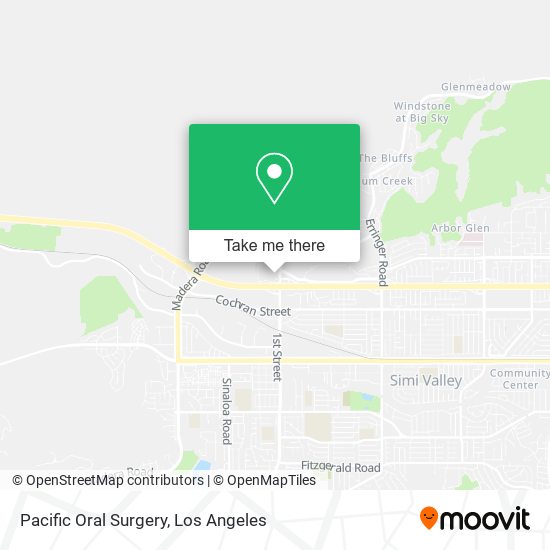 Pacific Oral Surgery map