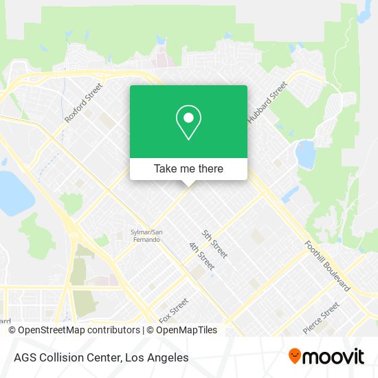 AGS Collision Center map