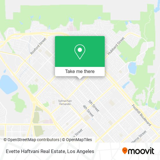 Evette Haftvani Real Estate map