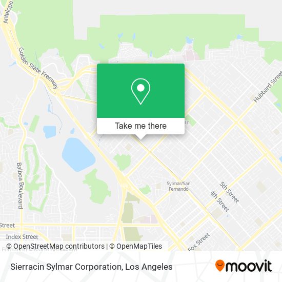 Sierracin Sylmar Corporation map