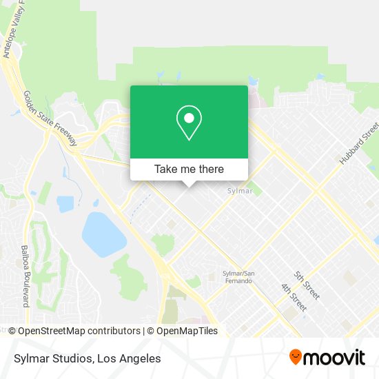 Sylmar Studios map