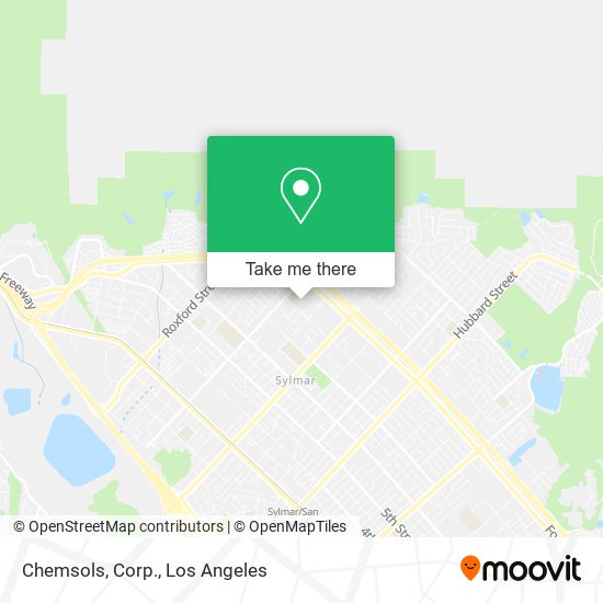 Chemsols, Corp. map