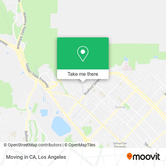 Moving in CA map