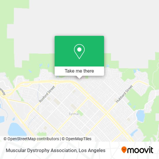 Muscular Dystrophy Association map