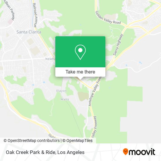 Mapa de Oak Creek Park & Ride
