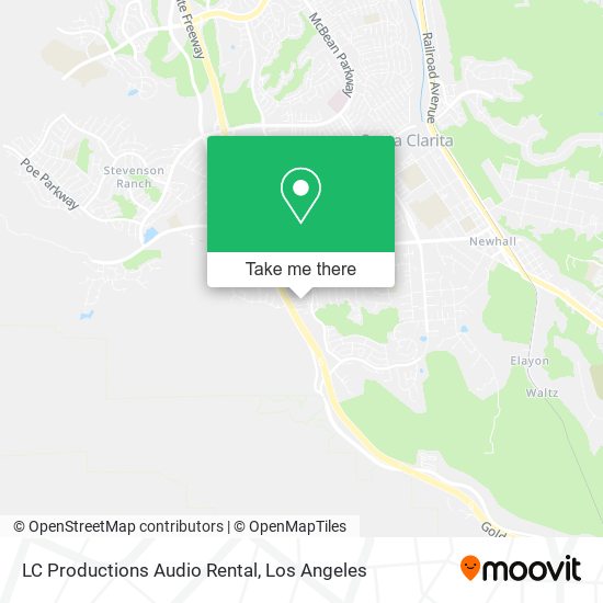 LC Productions Audio Rental map