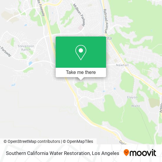 Southern California Water Restoration map