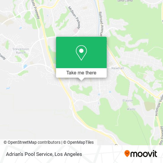 Adrian's Pool Service map