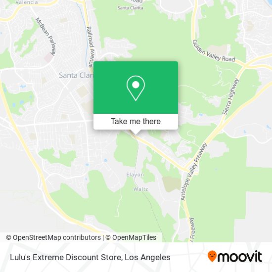 Lulu's Extreme Discount Store map