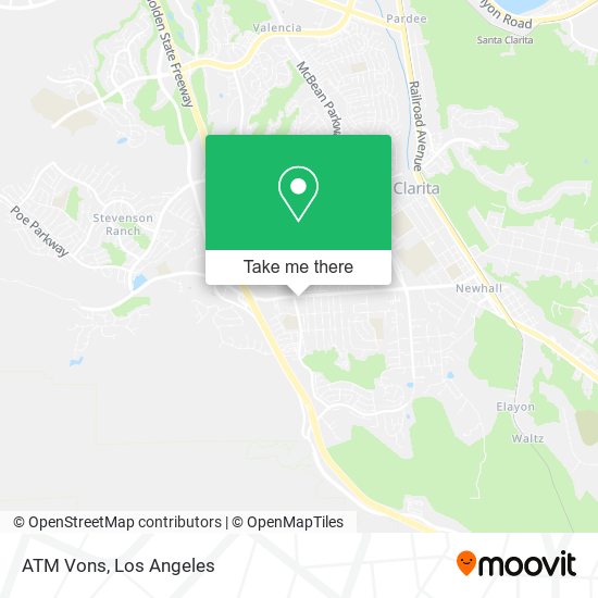 ATM Vons map