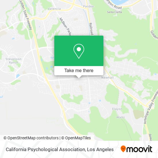 Mapa de California Psychological Association