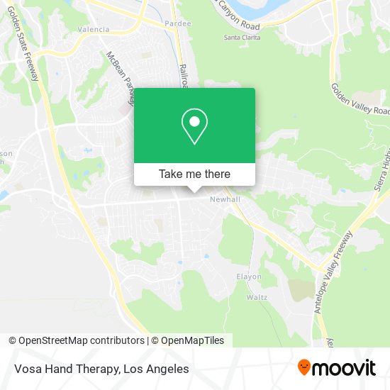 Vosa Hand Therapy map