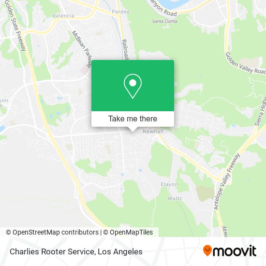 Charlies Rooter Service map