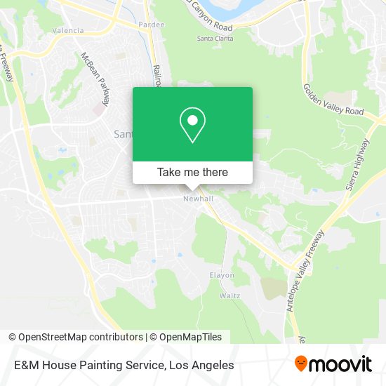 Mapa de E&M House Painting Service