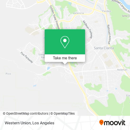 Western Union map