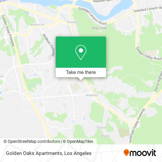 Mapa de Golden Oaks Apartments