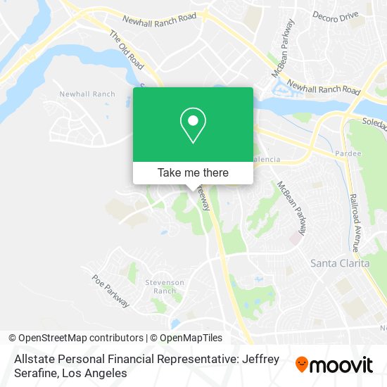 Mapa de Allstate Personal Financial Representative: Jeffrey Serafine