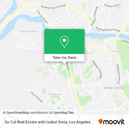 So Cal Real Estate with Isabel Soria map