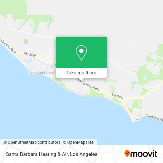 Santa Barbara Heating & Air map