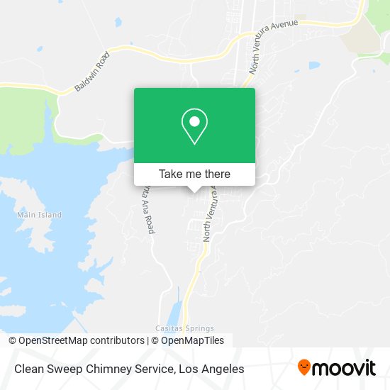 Clean Sweep Chimney Service map