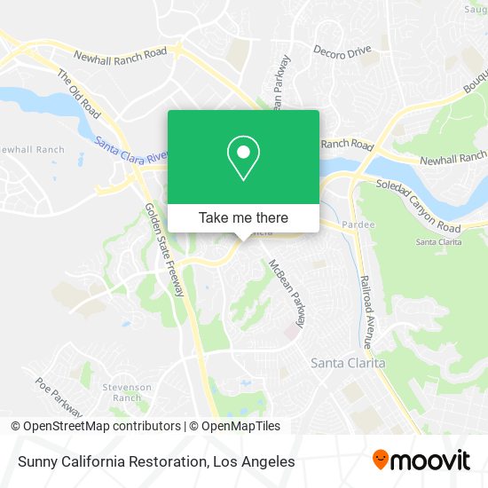 Mapa de Sunny California Restoration