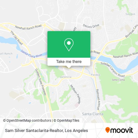 Sam Silver Santaclarita-Realtor map