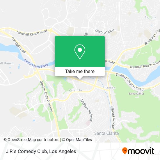 J.R.'s Comedy Club map