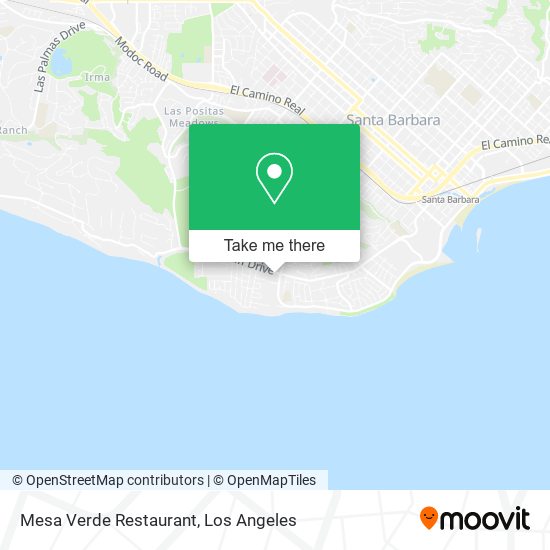 Mesa Verde Restaurant map